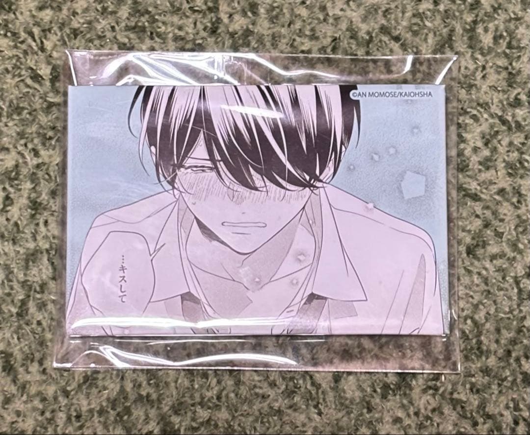 ナカまであいして スクエア缶バッジ　百瀬あん