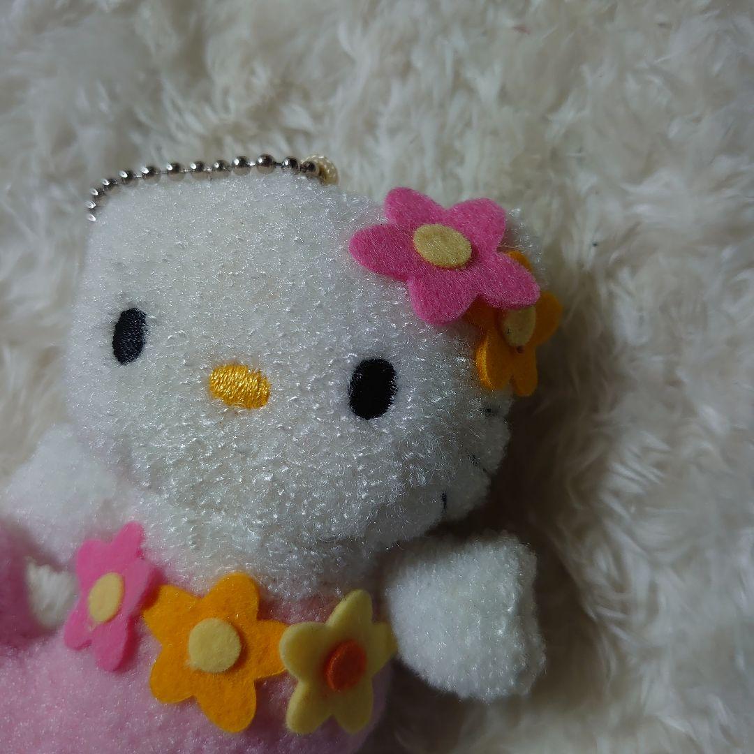 当時物 ハローキティ マーメイド カオハナ キーホルダー マスコット ぬいぐるみ