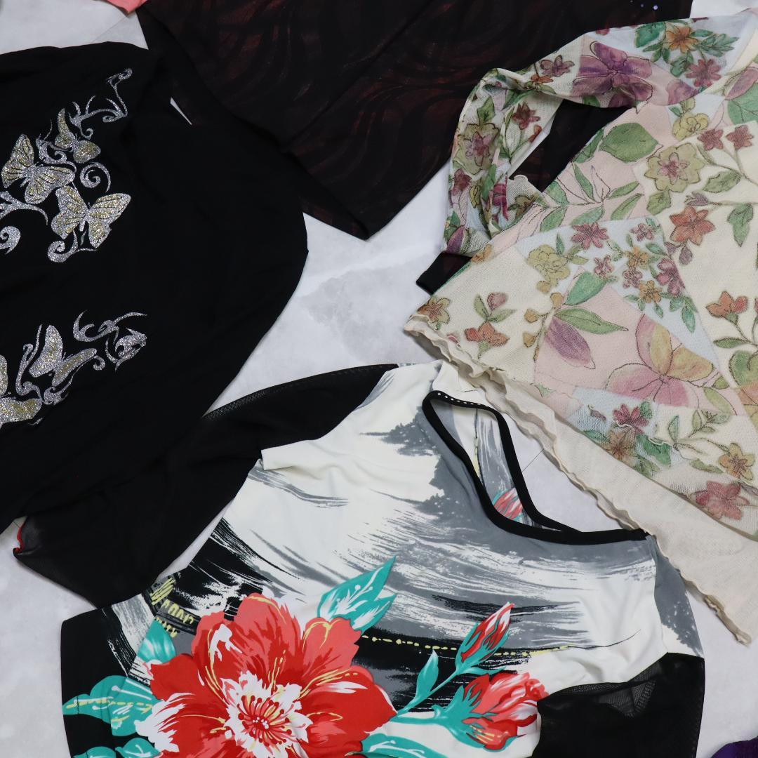 【美品 社交ダンス 衣装 レッスン着 まとめ売り】ブラウス トップス 25着