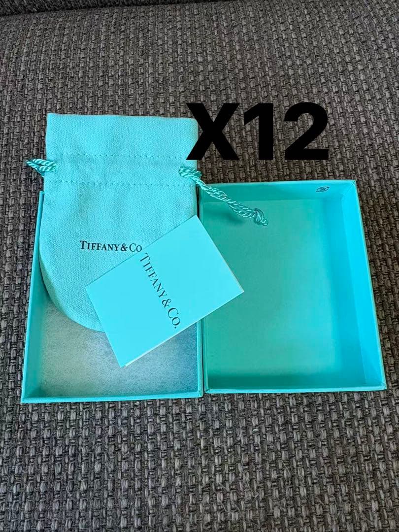 現行品　極美品Tiffanyティファニー空箱　巾着　取扱説明書12セット