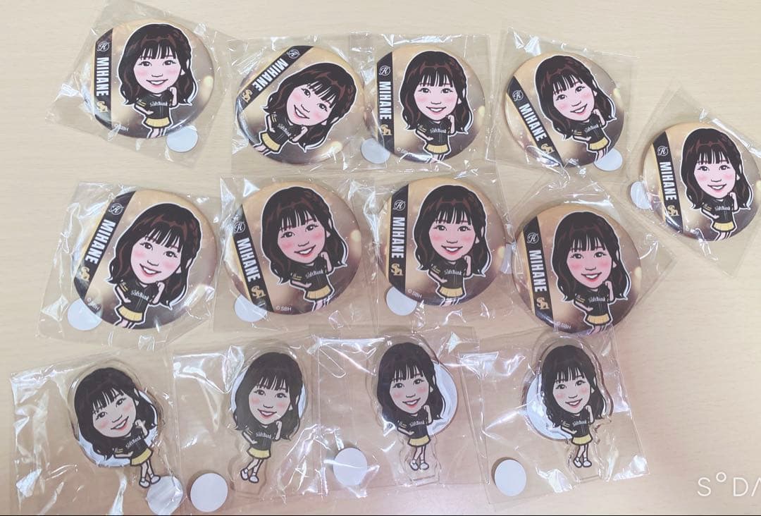 若鷹ガチャ ホークス ハニーズ MIHANE 13点セット