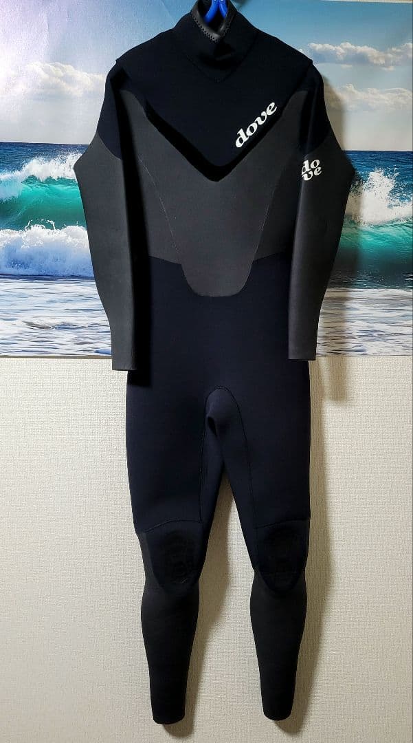未使用品 DOVE セミドライ フルスーツ Vネック 5mm