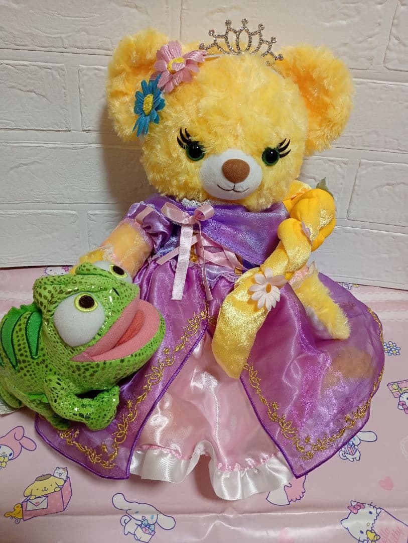 ウエルカムボード　ユニベア　ラプンツェルコスチューム付き　パスカル付き