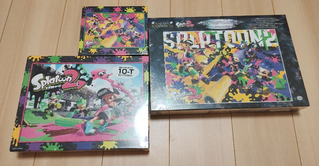 スプラトゥーン2　パズル　300ピース　1000ピース　3種類　未使用