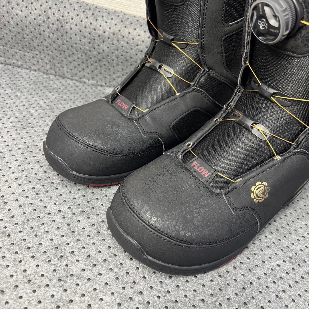 5回使用 24.5cm FLOW ONYX BOA スノーボード ブーツ
