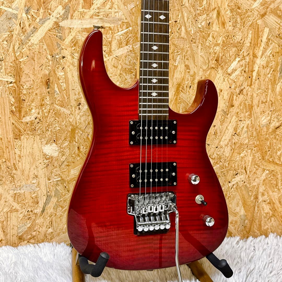 B.C.Rich ASM フレイムメイプルトップ ロック式 フロイドローズタイプ