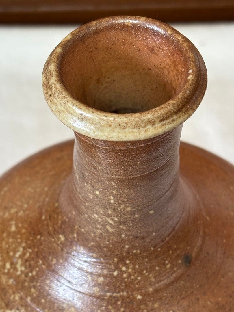 信楽焼　大徳利　花瓶アンティーク置物　骨董品　唐九郎釜