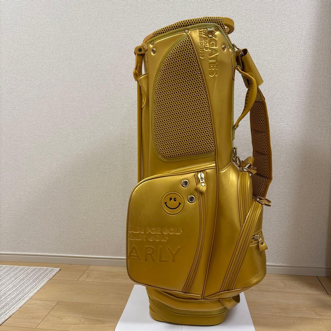 （希少）パーリーゲイツ　キャディバッグ　ゴールド