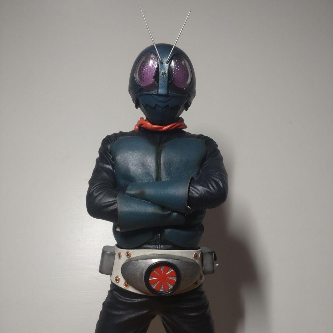 ビリケン商会1/6 仮面ライダー旧１号ソフビキット完成品　本郷猛