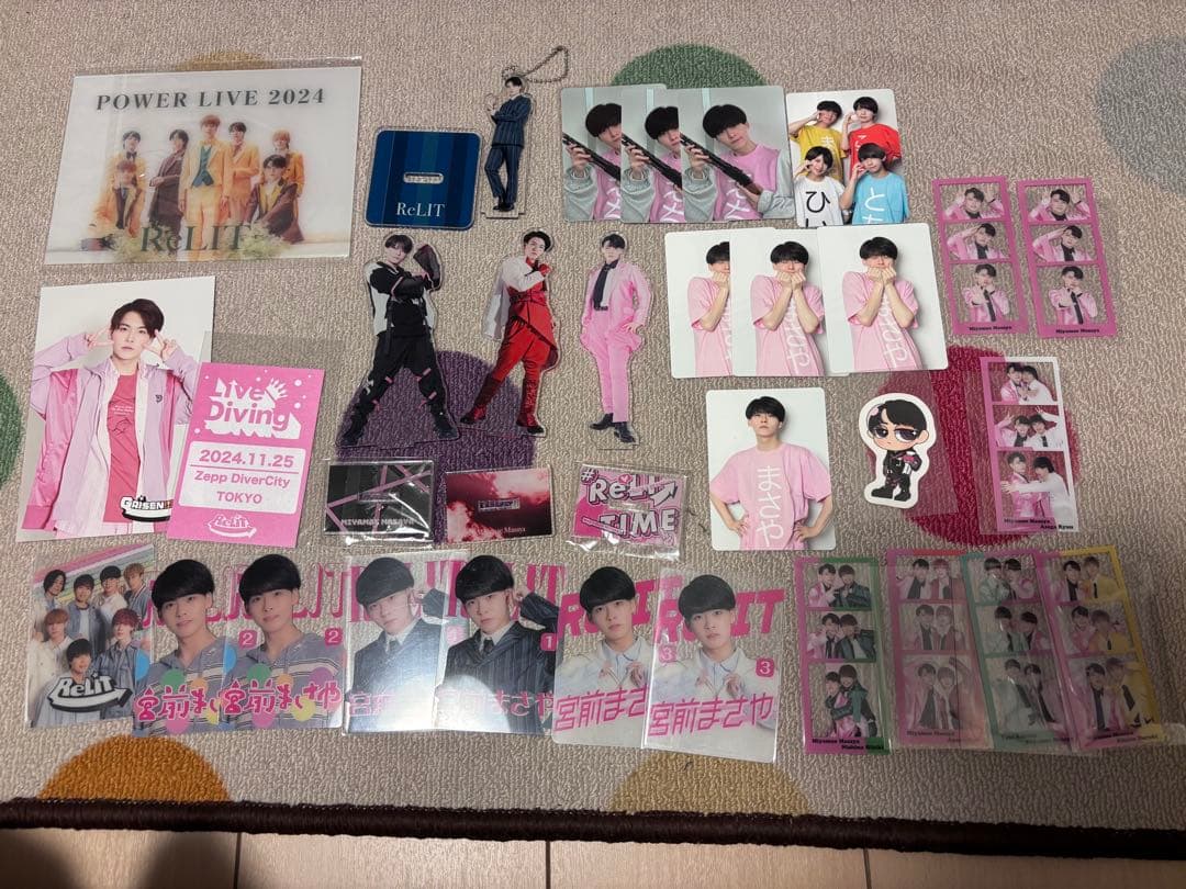 最終値下げ ReLIT 宮前まさや チェキ ハピカ 2L アクスタ まとめ売り