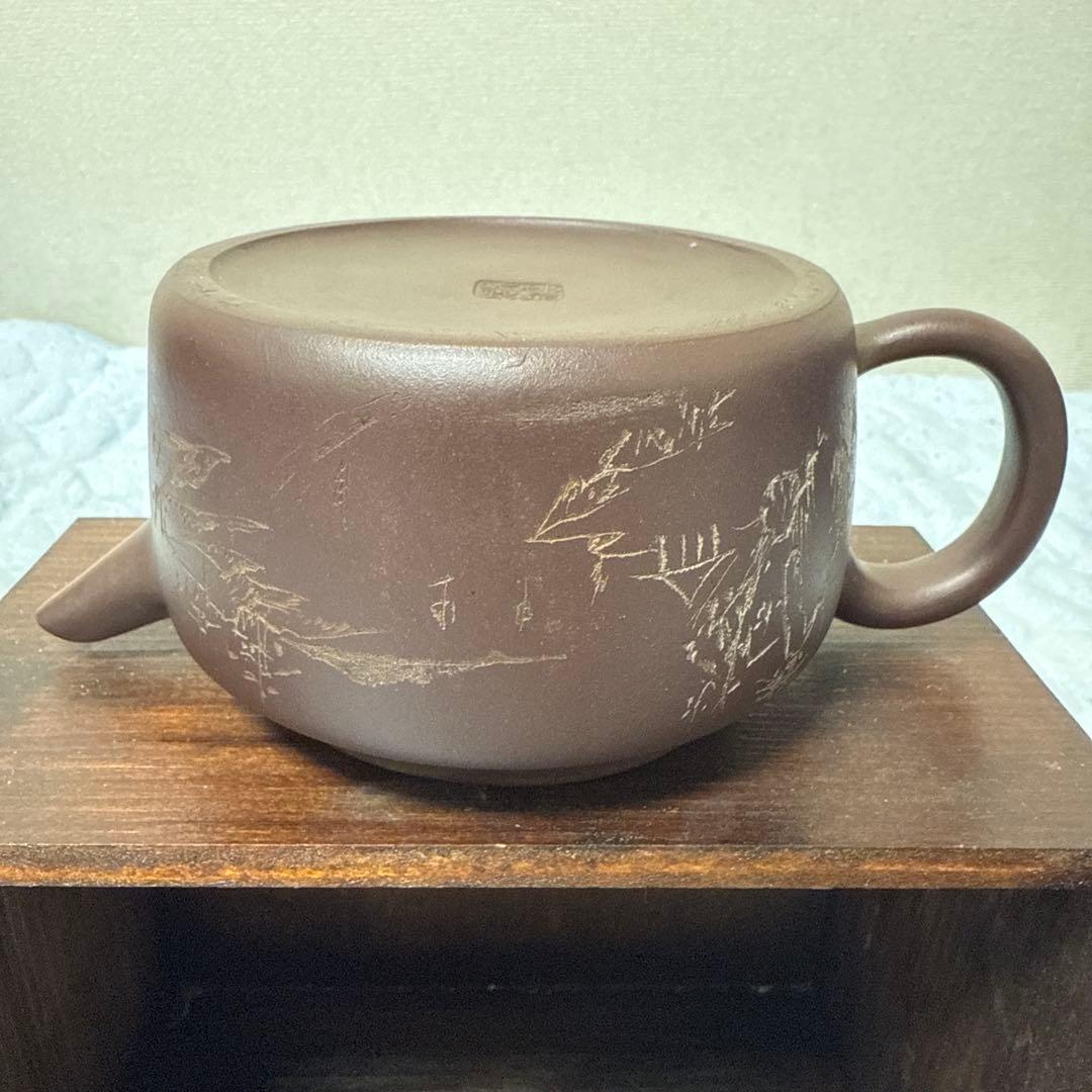 中国美術 清朝 茶壺 在銘 吴雲根 名品 名物 －茶道具