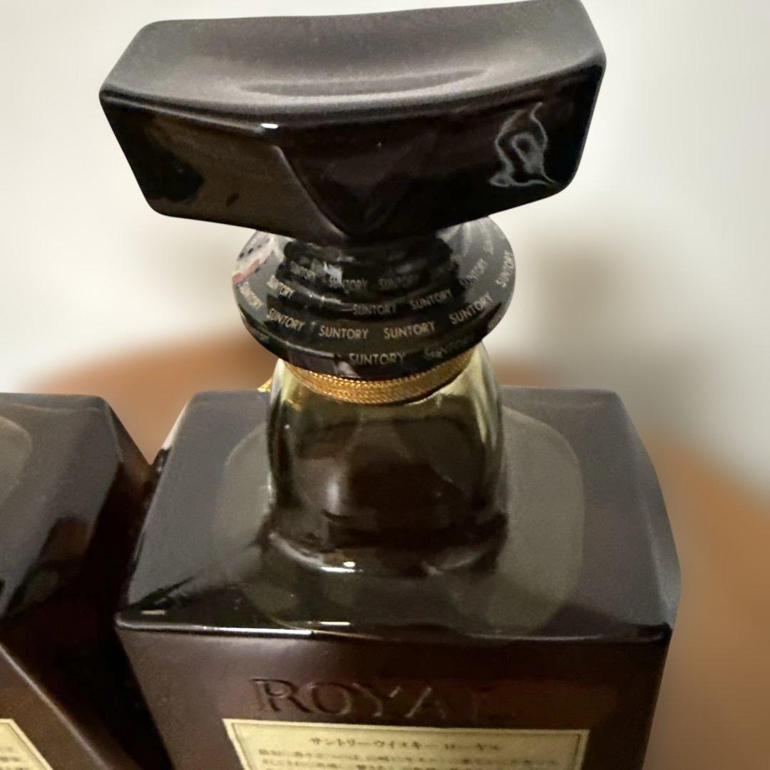 【希少・山崎15年モルト】サントリー ローヤル SR 720ml 2本ギフト箱付
