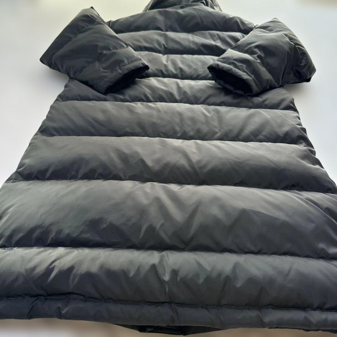 美品/Puma プーマ　黒 ブラック ダウン　ロングコート　ベンチコート　M