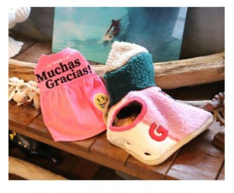 新品未使用　アトリエgg　クレイジーパッチボアベスト　ピンクベース