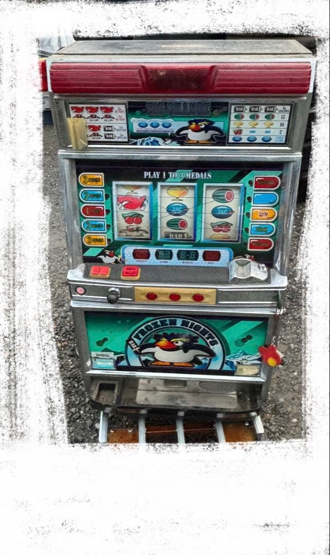 最終お値下げ　ジャンク品　BIG CHANCE ペンギンスロットマシン