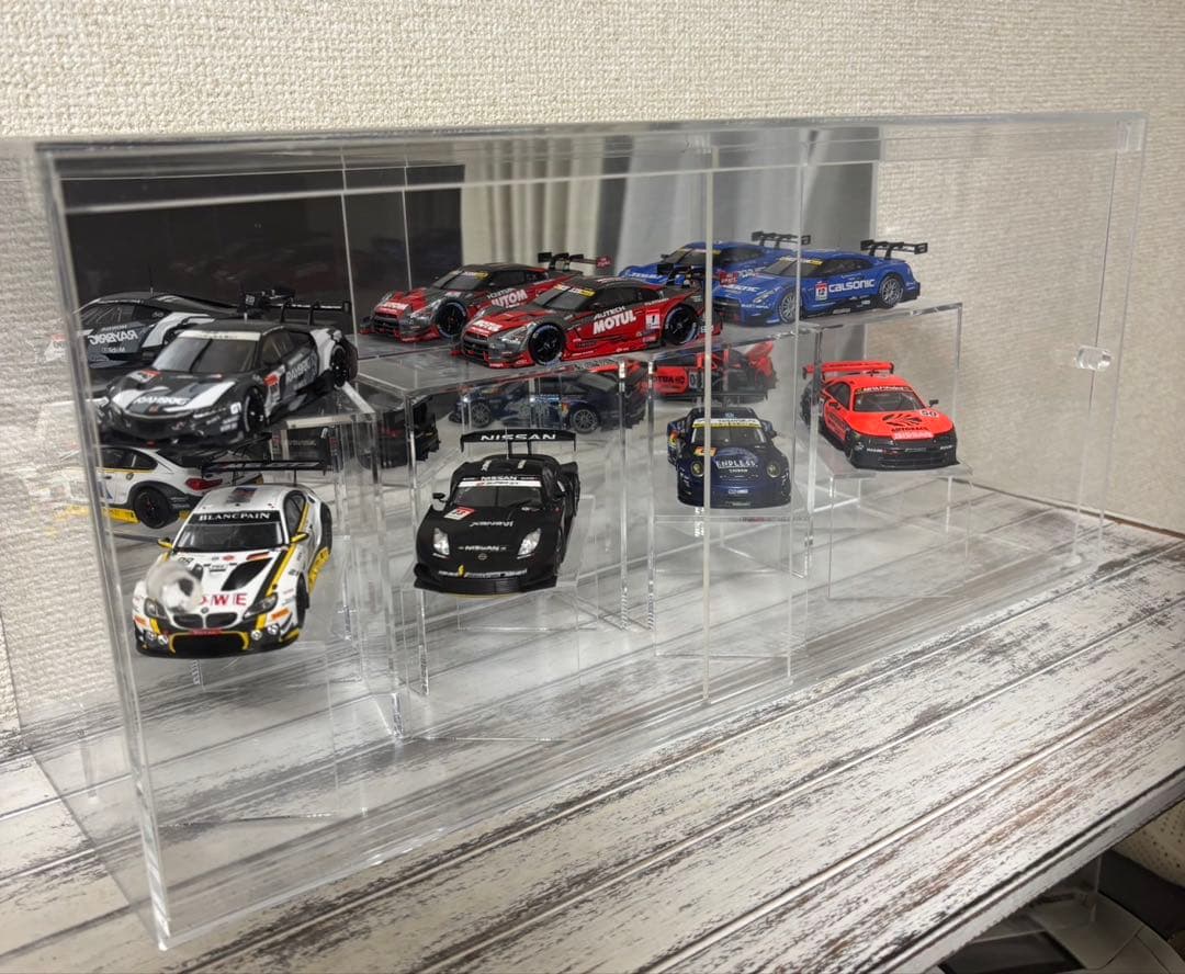 ミニカー7台+アクリルショーケース