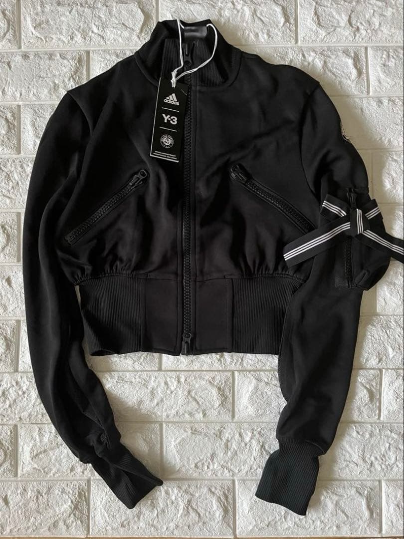 新品未使用ローランギャロスadidasY-3 ブラック クロップドジャケット