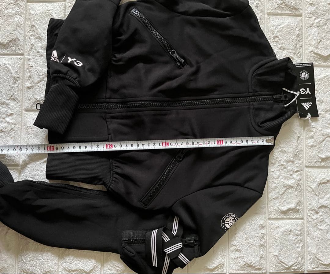 新品未使用ローランギャロスadidasY-3 ブラック クロップドジャケット