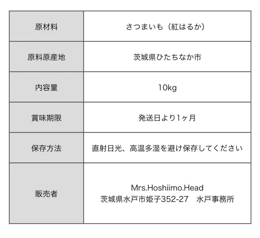 干し芋　ひたちなか産　紅はるか 切り落とし 10kg(梱包込み) No.10