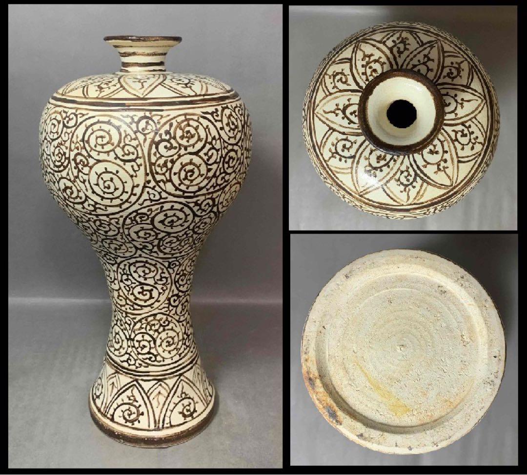 中国 蛸唐草瓶子　f2250408