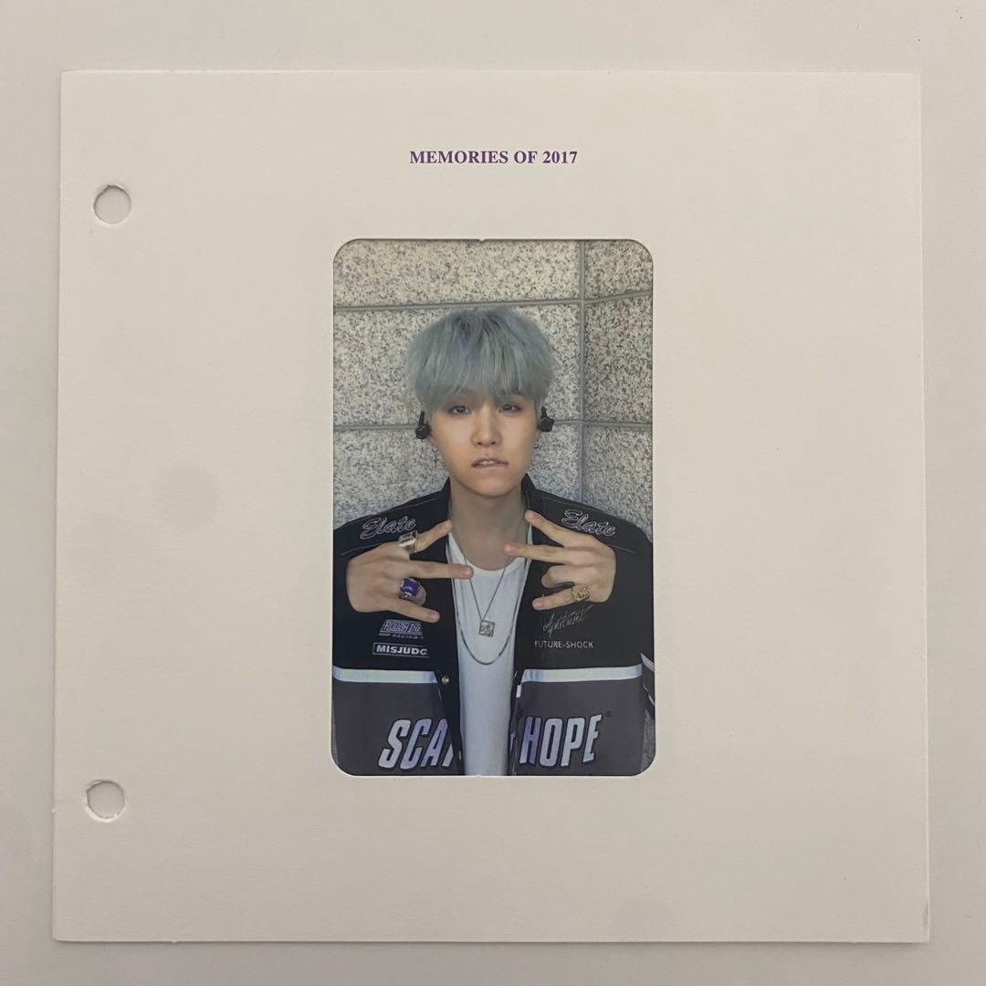 BTS MEMORIES 2017 Blu-Ray ユンギ SUGA トレカ