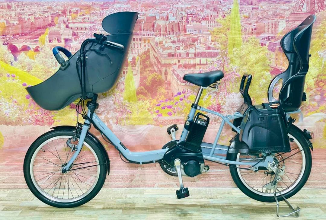 K2348 電動自転車パナソニック子供乗せ 20インチ 送料無料