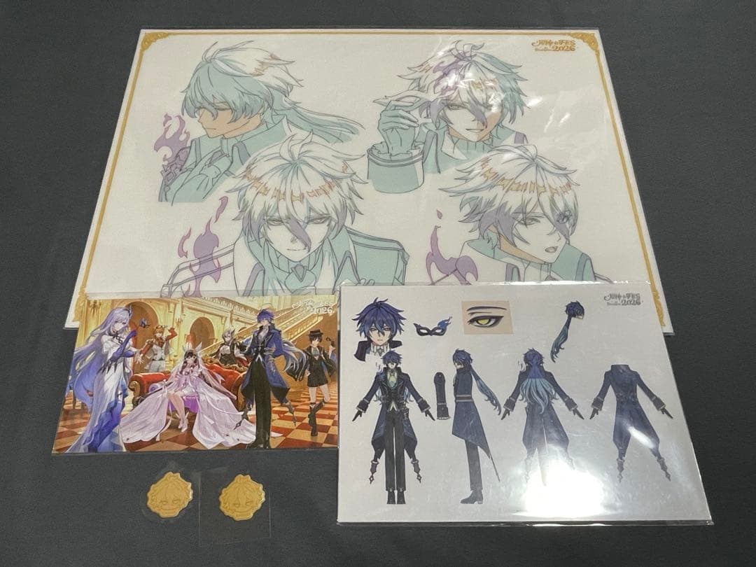 原神 フェス 会場限定 vip入場特典 原画 PVCデスクマット フリンズ