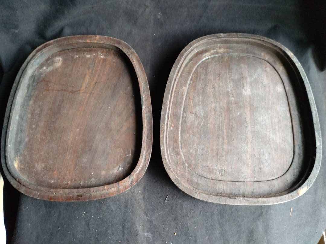 古硯(中型)　清代雍正年製随形硯　アンティーク　NO.1039