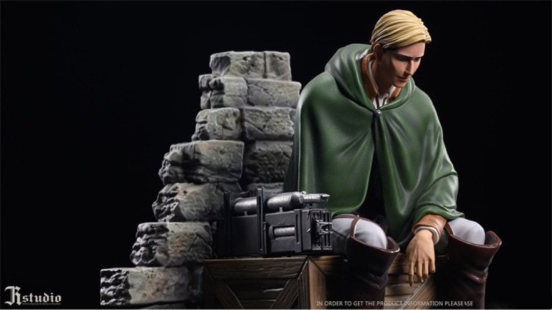 進撃の巨人 エルヴィン·スミ  ガレージキット ガレキ スタチュー②