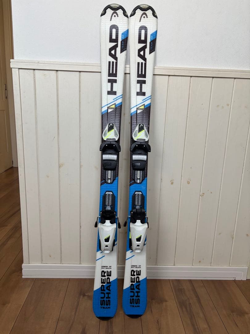 【直接お渡し限定・中古品】HEAD SUPER SHAPE スキーセット