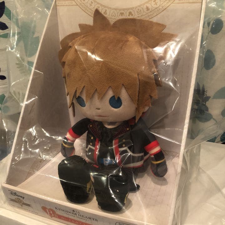 キングダムハーツ 一番くじ AB ソラ&ロクサススタチューフィギュア ぬいぐるみ