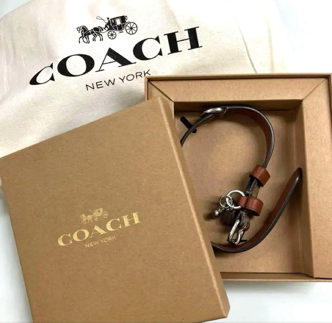 ⭐️新品⭐️COACHコーチ首輪シグネチャー骨型チャーム付き【小型犬用】