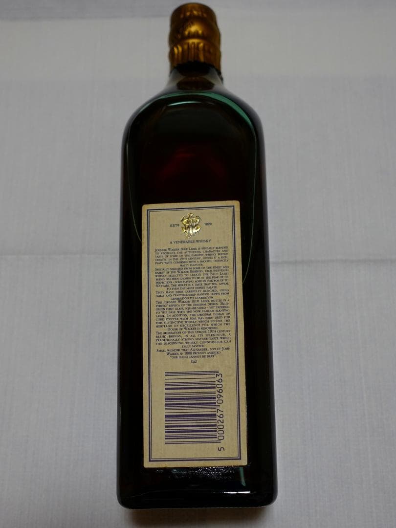 【旧ボトル】Johnnie Walker Blue Label 750ml