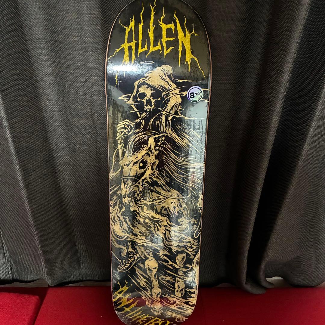スケートボード ANTI HERO ALLEN FOUR HORSEMEN DECK 8.12