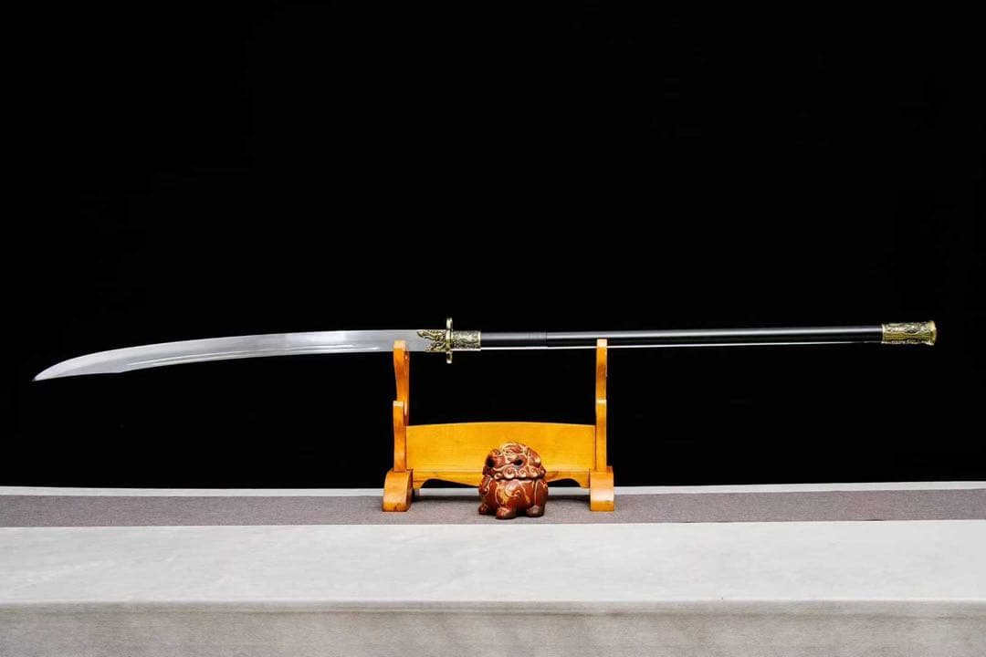 偃月痕長刀 日本刀 模造刀 鑑賞用 武具 舞踊刀 古兵器 分割式模造槍 長尺