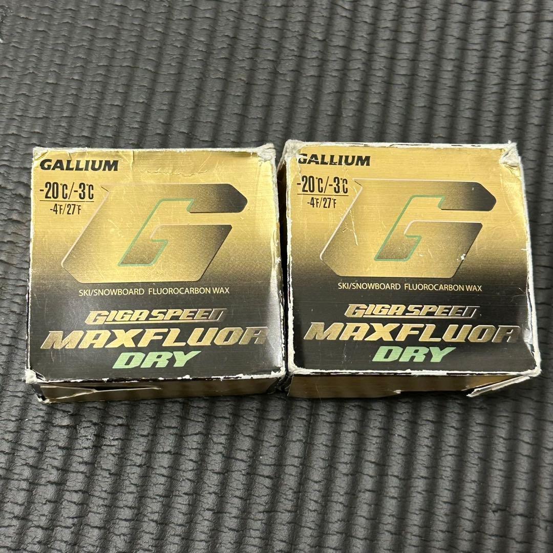GALLIUM GIGA SPEED MAXFLUOR DRY スキーワックス