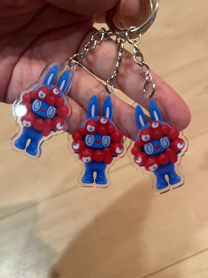 らぶぶ　ラブブミャクミャク　キーホルダー10セット　ミャクミャクラブブ