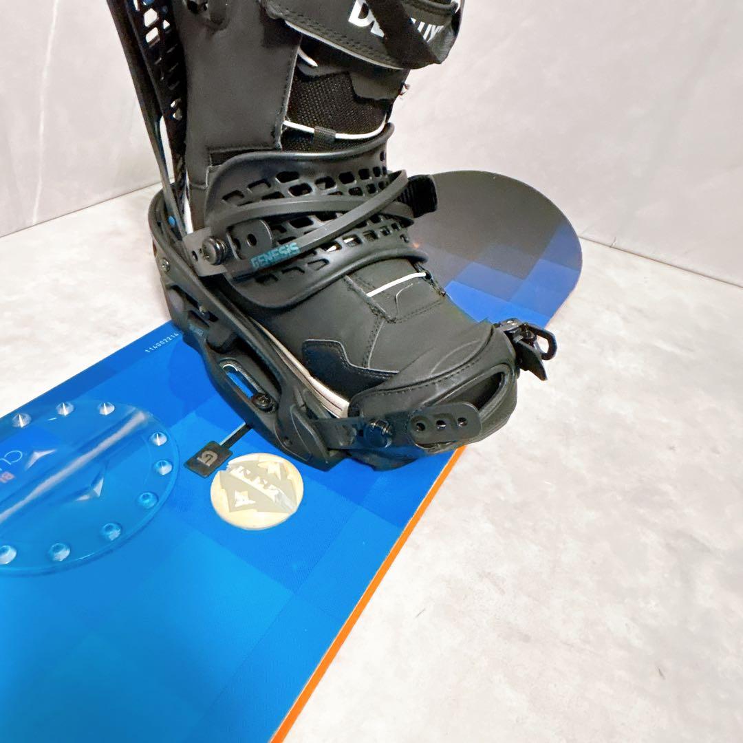 バートン カスタム×最上位バイン　スノーボード3点セット　万能　Wax済