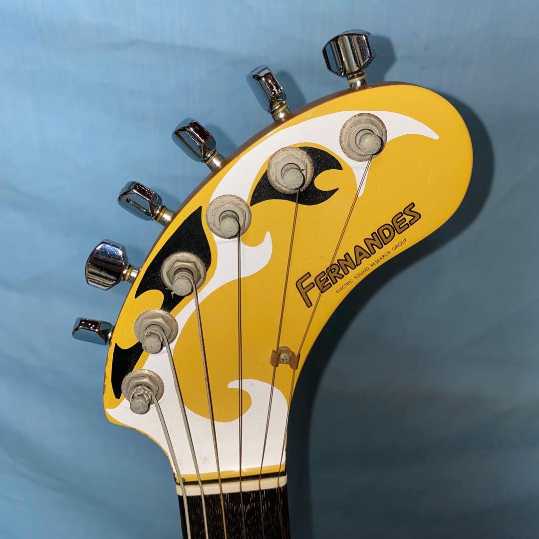 フェルナンデスZo3ミニエレキギター イエロー アンプ内蔵