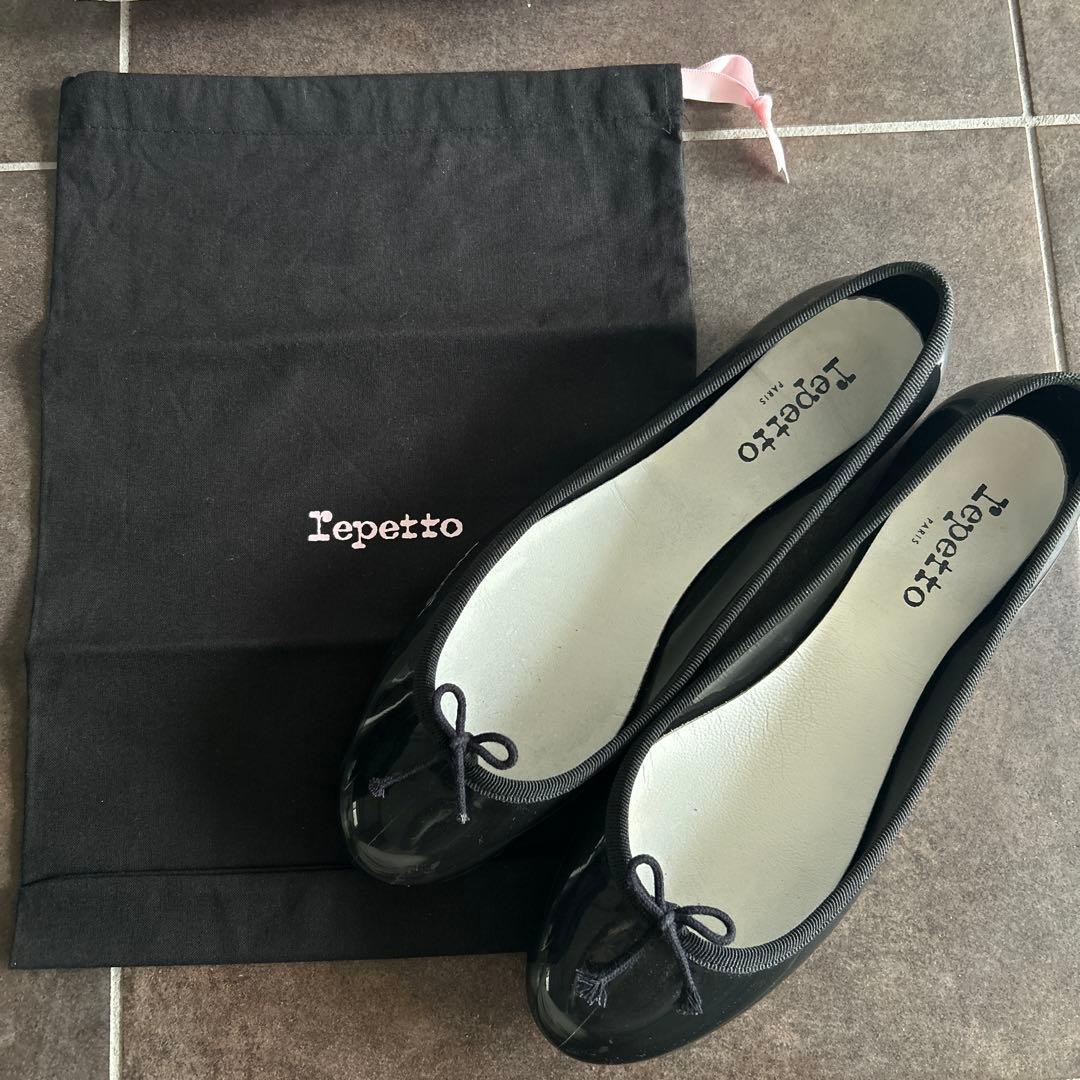 repetto サンドリオン レインシューズ ブラック 40
