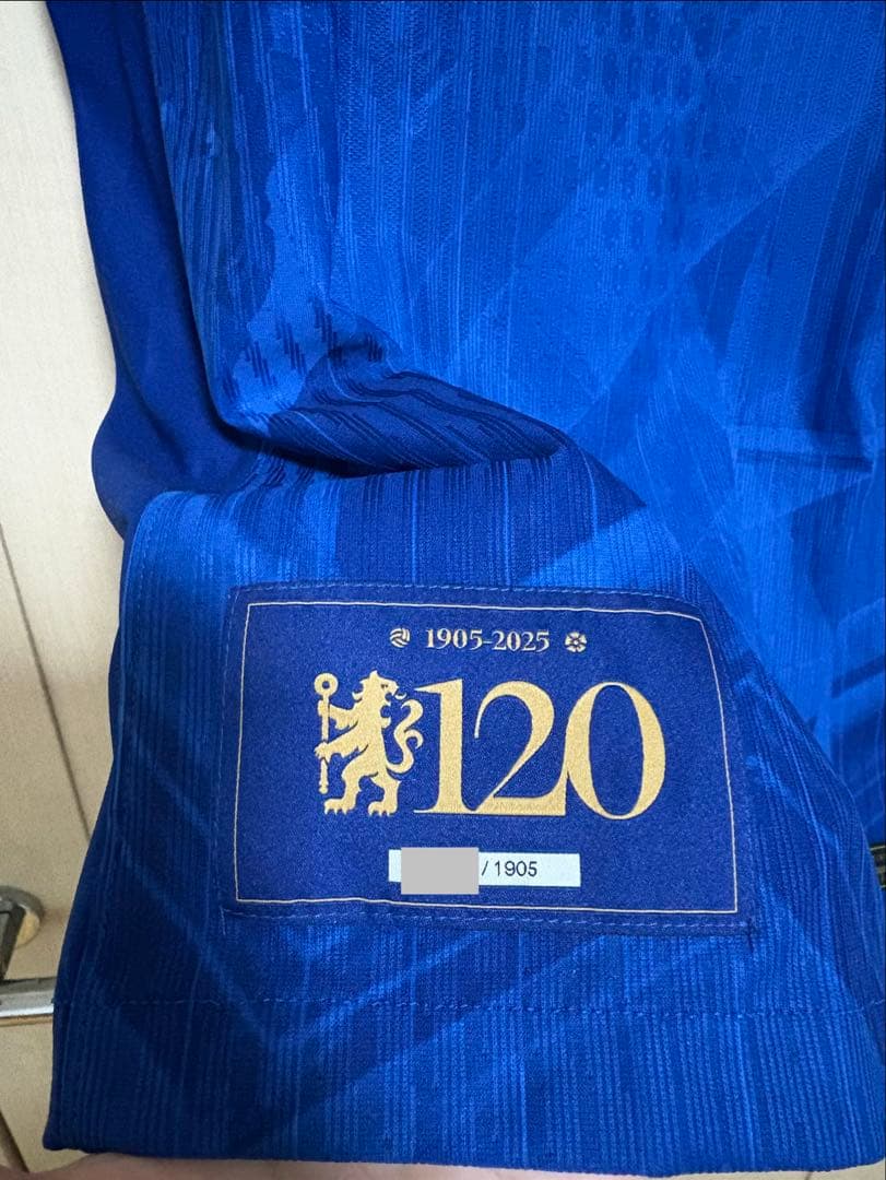 箱付き 世界1905枚限定 チェルシー 120周年限定ユニフォーム 正規品