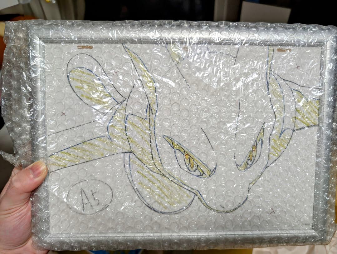 【非売品】　ポケモン　ミュウツー　複製原画　懸賞当選品