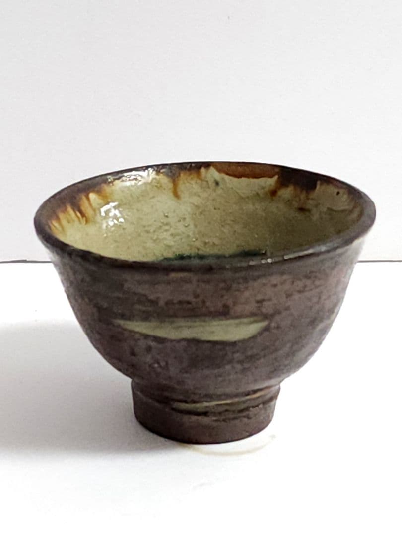 人間国宝 壺屋焼 金城次郎　ぐい呑み 共箱 美品