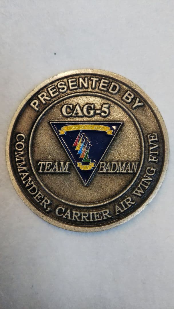 米海軍　第7艦隊　第5空母航空団司令官　チャレンジ