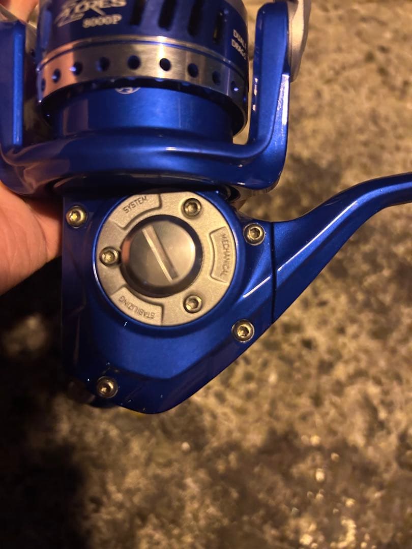 Okuma スピニングリール（ブルー） 9ベアリング仕様 8000番