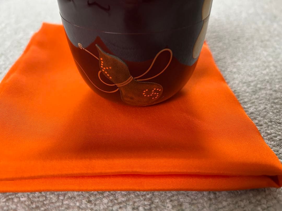 未使用品　六瓢　蒔絵　大棗　茶道　表千家