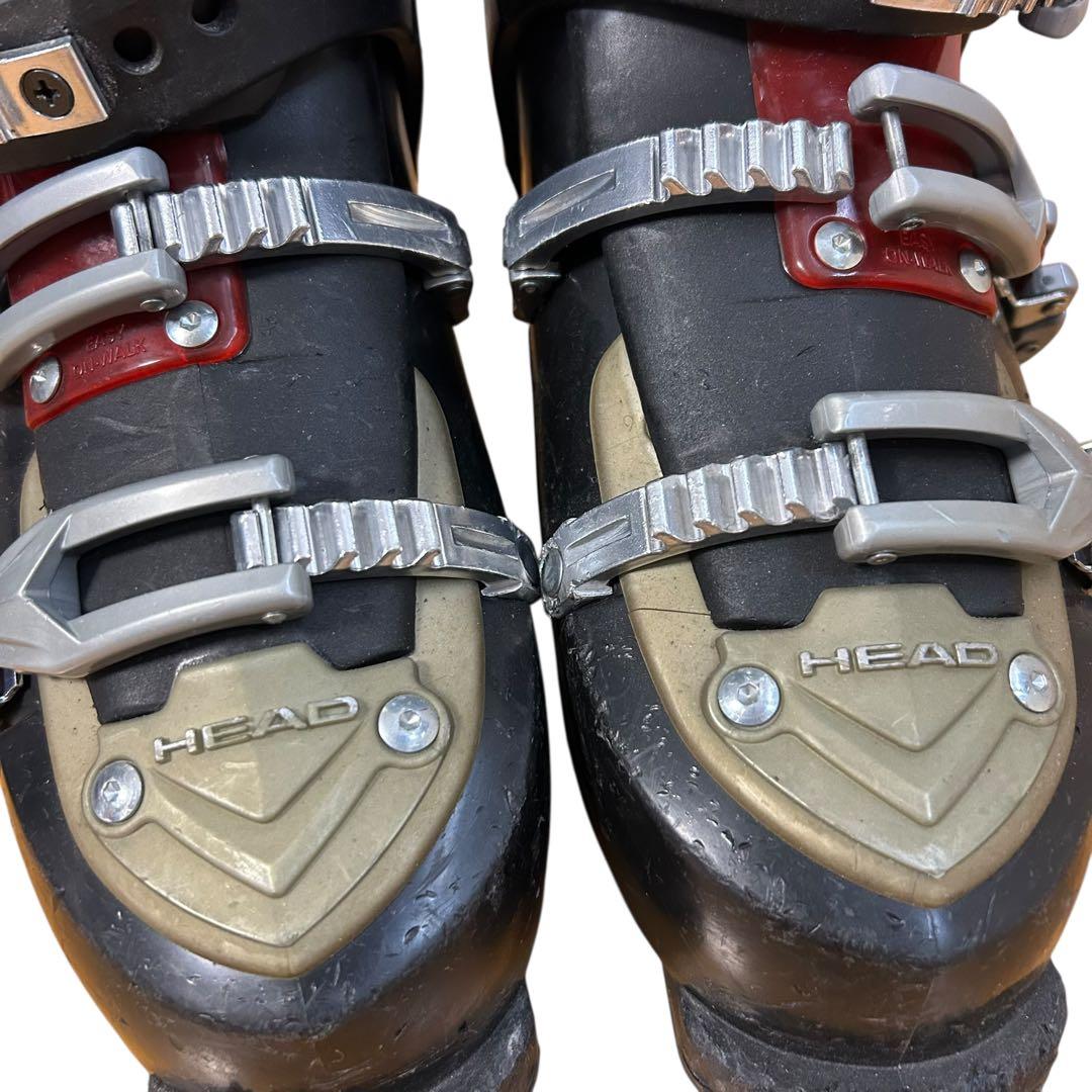 ⑨HEAD スキー ブーツ 4バックル ブラック 27cm