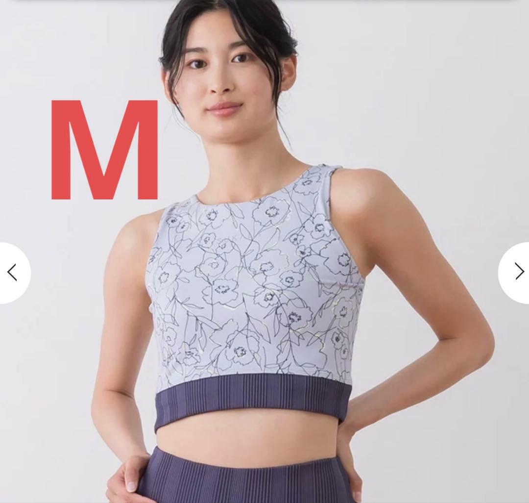 【新品】花柄タンクトップ スポーツウェア　Mサイズ