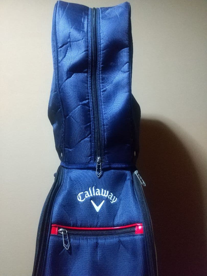 Callaway キャディバッグ ネイビー/ホワイト/レッド