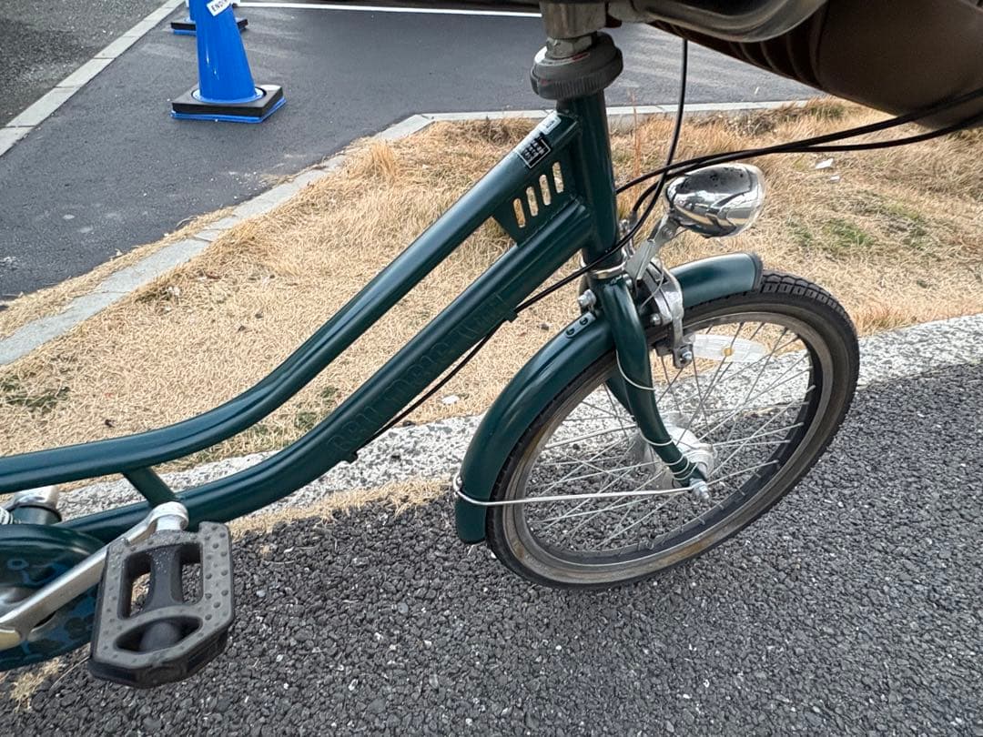 中古非電動　3人乗り対応自転車　内装3速オートライト